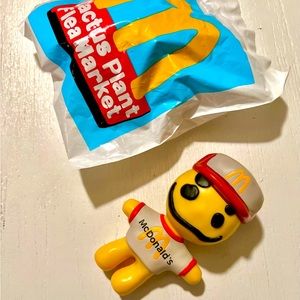 McDonald’s Cactus Plant Flea Market Buddy Toy with Mystery Sealed Toy